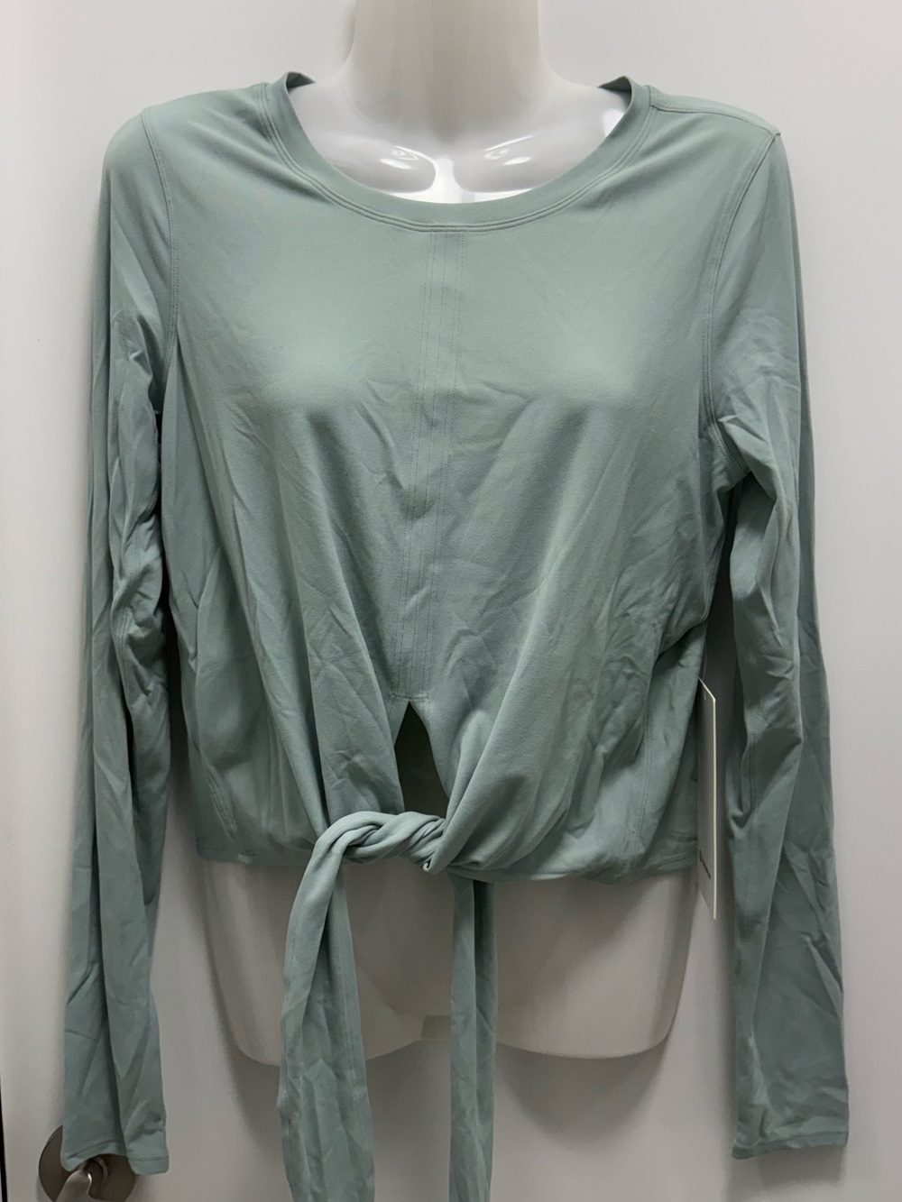 NWT Lululemon Sage Green Time To Restore Nulu Long Sleeve Shirt - Size 8